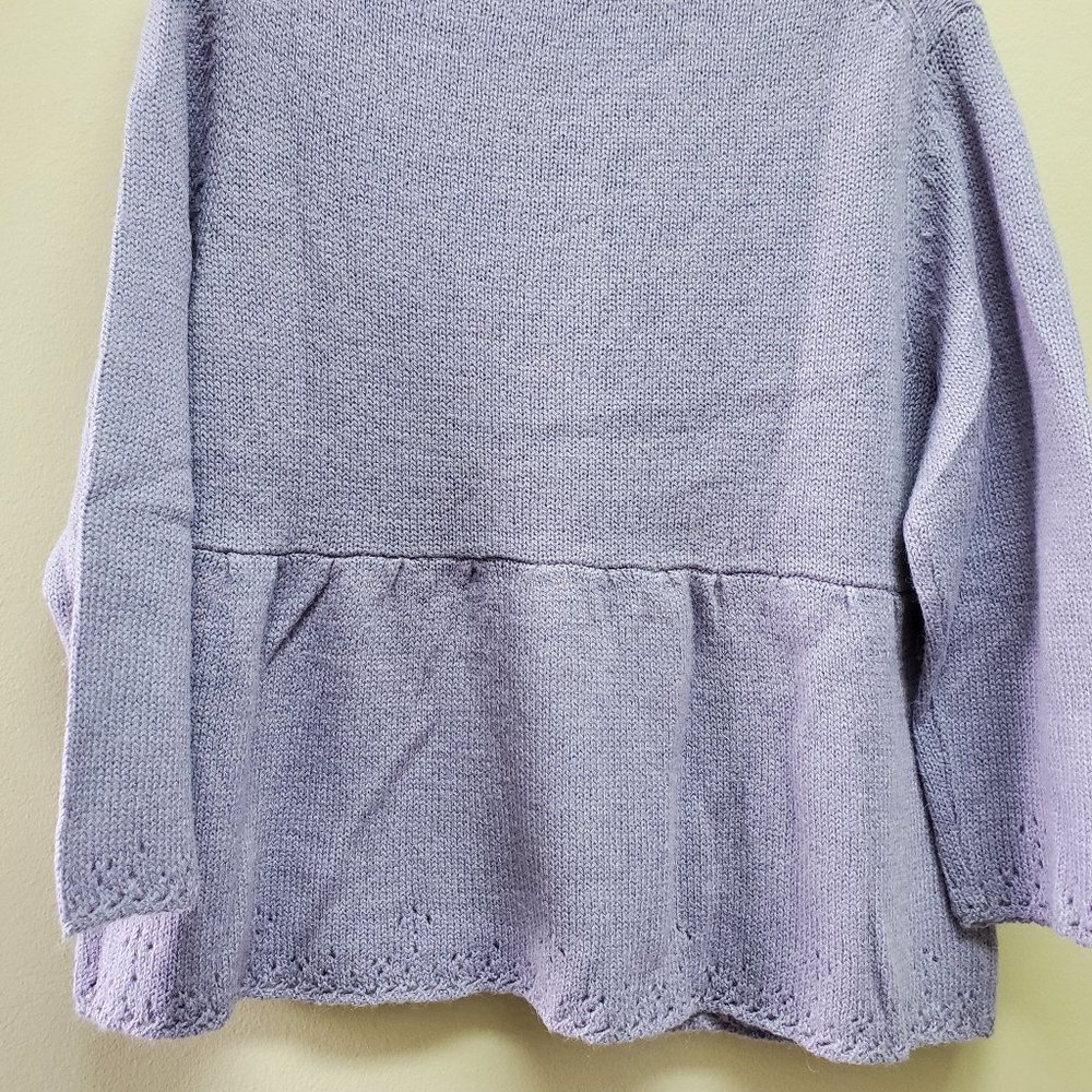 LUCKY BRAND PURPLE SWEATER - Picture 6 of 8